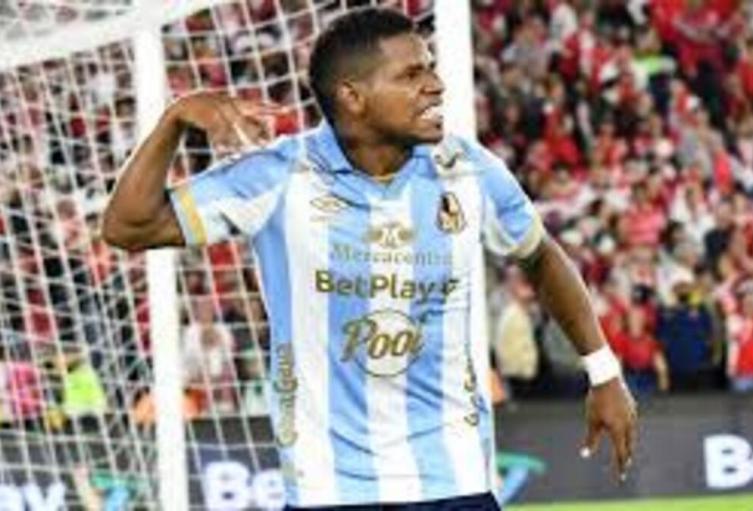 El volante Kevin Pérez, figura en el partido de ida en Bogotá