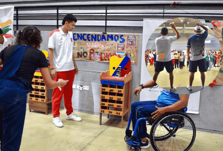 Jornada deportiva reunió a población con discapacidad en el Coliseo Menor de Ibagué