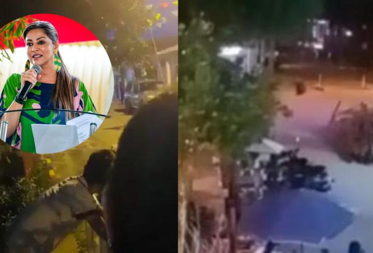 Gobernadora reacciona con firmeza tras hostigamiento en Chaparral