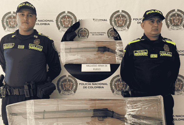 Incautan arma de fuego abandonada en zona rural de Carmen de Apicalá