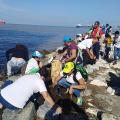 Jornada de limpieza de cuerpos hídricos en Playa Los Cocos