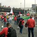 Durante la jornada de manifestaciones se realizaron por lo menos 23 bloqueos en la ciudad.