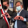 Gabriel Boric y Gustavo Petro
