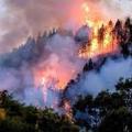 Incendio en zona de frontera de Venezuela