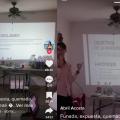 Capturas del vídeo en  tik tok que se hizo viral por la tesis