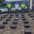 Tras ‘Mega – operativo’ se incautaron 130 kilogramos de marihuana tipo creepy en la vía a Saldaña