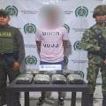 Sorprendieron pasajero que pretendía distribuir casi 3.500 dosis de marihuana creepy en el sur del Tolima