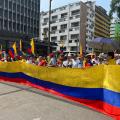 Marchas contra gobierno en Ibagué