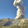 Emisión de ceniza Volcán Nevado del Ruiz | Volcán Nevado del Ruiz | Columna de ceniza | Enero 2025