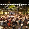 Velatón por la vida de Miguel Uribe en Bucaramanga