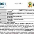 Contrato del IMDRI 