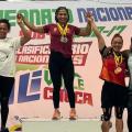 La pesista Rosalba Morales, fue una de las campeonas nacionales por el Tolima