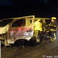 Delincuentes hurtaron e incineraron bus de transporte de pasajeros en la vía Ibagué - Rovira
