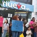 Protesta de usuarios de la Nueva EPS en Bucaramanga