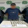Capturado con drogas barrio Las Delicias 