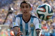 Ángel Di María no pudo jugar la final de Brasil 2014 con Argentina