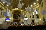 La presidenta del Instituto de Paz de Estados Unidos, Nancy Lindborg, estuvo el martes en el Congreso.