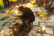 Protesta por asesinato de líderes sociales