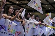 Simpatizantes de Gustavo Petro