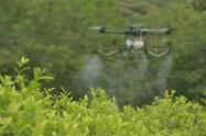 Dron para aspersión de cultivos ilícitos 