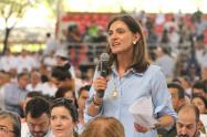 Ministra de Transporte, Ángela María Orozco
