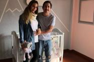 Ya nació la hija de Alejandro Riaño 