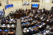 Así estaba la plenaria del Senado en el debate a Alberto Carrasquilla