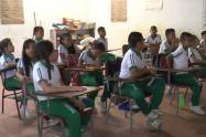 Estudiantes en los colegios 