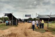 Zona de Reincorporación de las Farc en la vereda Caño Indio en Tibú, Norte de Santander 