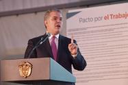 Presidente colombiano, Iván Duque Márquez.