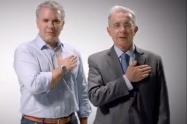 Iván Duque y Álvaro Uribe Vélez