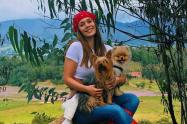 Lina Tejeiro y sus mascotas