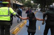 PROTESTA MARIHUANA JIBAROS  POLICIA ESMAD