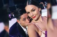 Lina Tejeiro y Andy Rivera cuando eran pareja