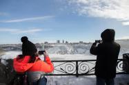 Las Cataratas del Niágara, ubicadas en la frontera entre Estados Unidos y Canadá