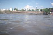 Vista de Barrancabermeja desde el Magdalena