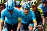 Superman López, líder del Astana en el Giro de Italia