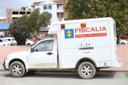 Vehículo de la Fiscalía 