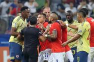 Yerry Mina - selección Colombia vs Chile