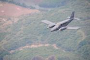Uno de las aeronaves de Aviación del Ejército