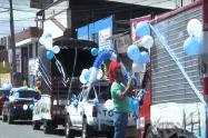 Caravana Día de la Virgen del Carmen, en Bogotá.