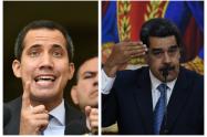 Juan Guaidó y Nicolás Maduro