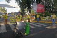 Taxistas protestan 