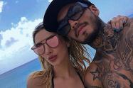 Melina Ramírez y Mateo Carvajal comparten fotos de su bebé