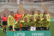 Selección Colombia femenina en los Panamericanos.