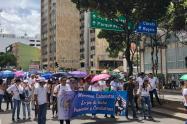 Marchas de Fecode en Bucaramanga.