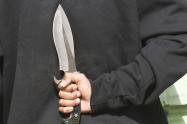 Atraco con cuchillo 