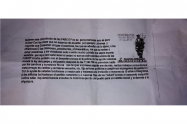 El documento esta firmado por las FARC-EP, supuestamente.