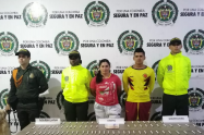 Fueron detenidos en el barrio Santofimio.