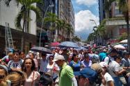 Marcha de maestros en Ibagué.